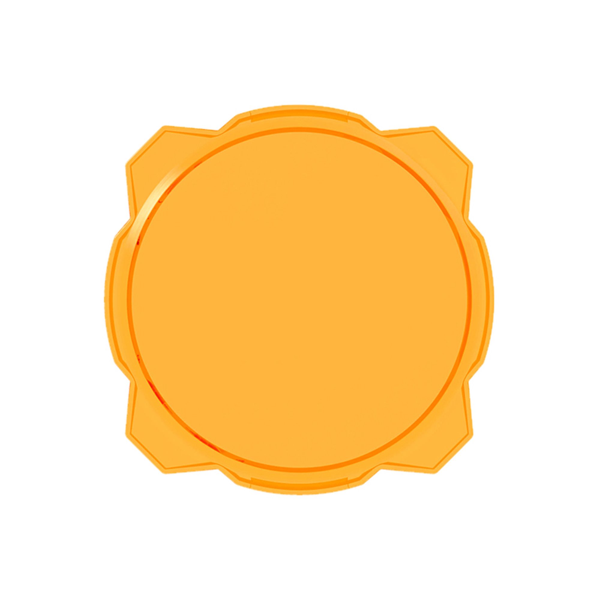 KC Hilites 6 in Pro6 Gravity LED - Light Shield - Amber