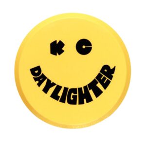 KC Hilites 6 in Soft Vinyl cover - Round - Pair - Yellow / Black KC Daylighter Logo