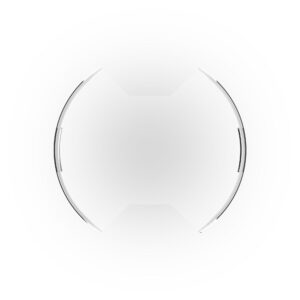 SlimLite 8 In. LED - Light Shield - Clear