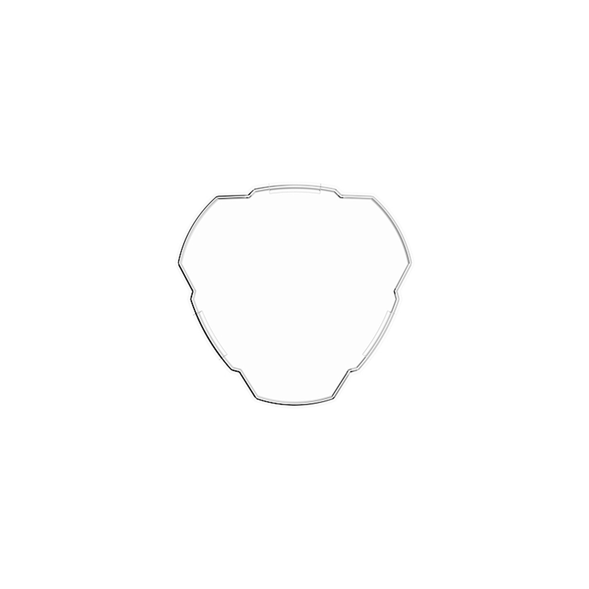 KC Hilites FLEX ERA 3 - Light Shield / Hard Cover - Clear