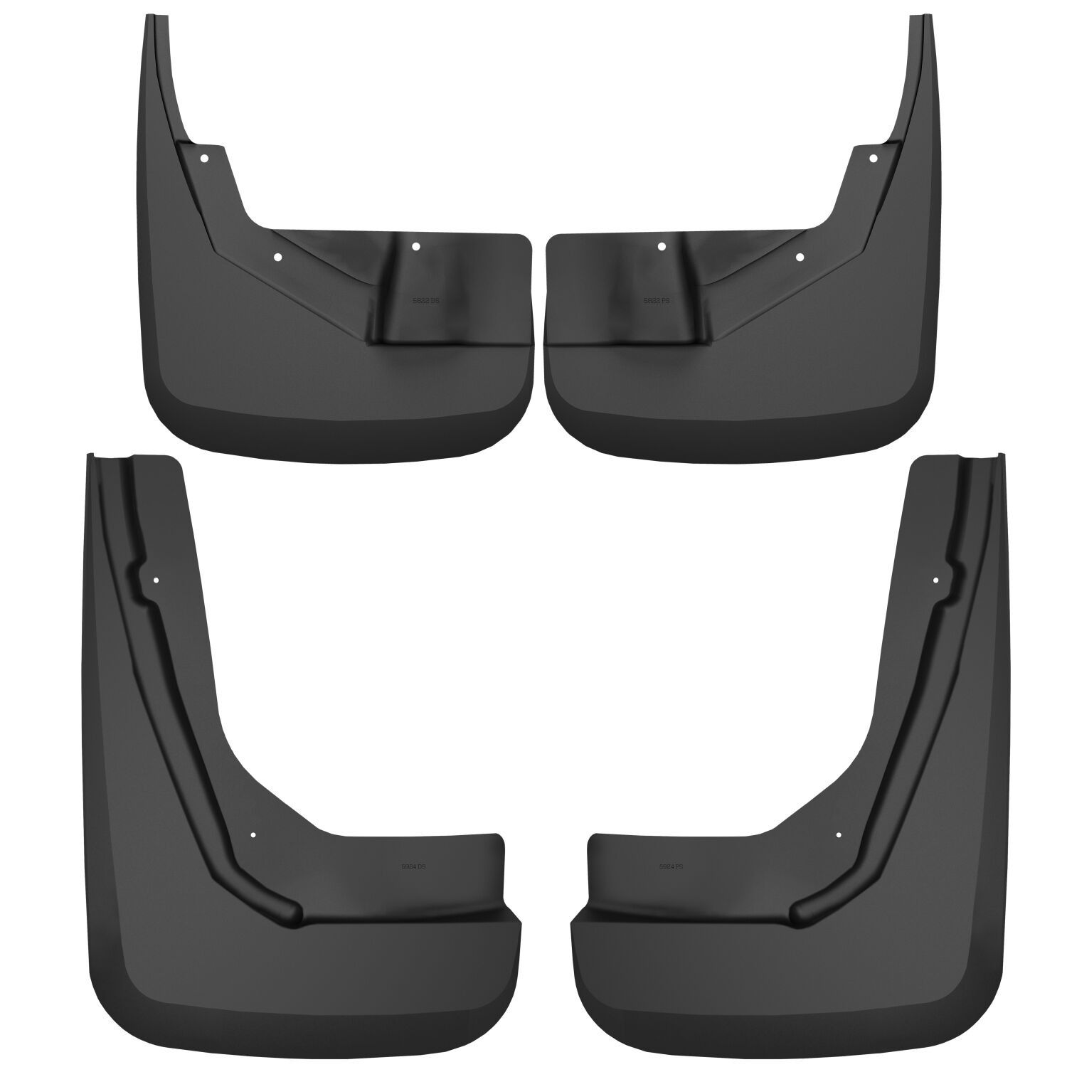 Husky Front and Rear Mud Guard Set 58226
