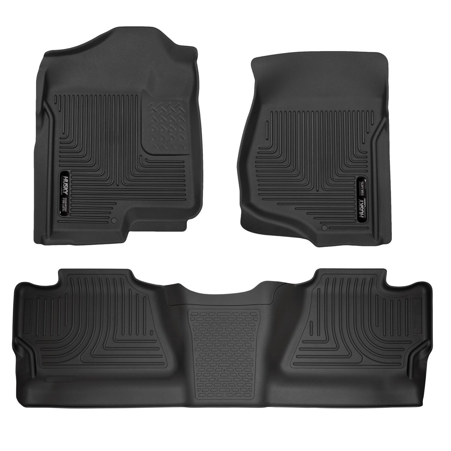 Husky Liners Weatherbeater - Front & 2nd Seat Floor Liners (Footwell Coverage) 98201
