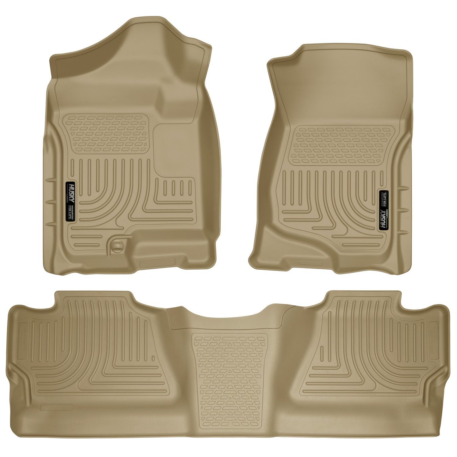 Husky Liners Weatherbeater - Front & 2nd Seat Floor Liners (Footwell Coverage) 98203