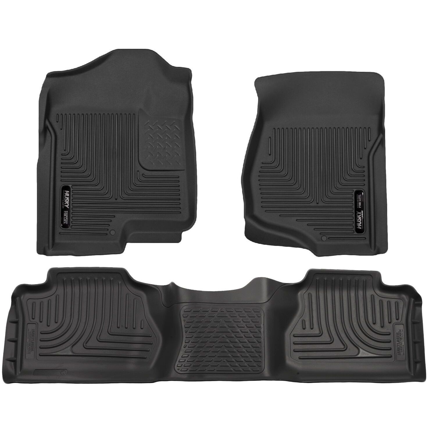 Husky Liners Weatherbeater - Front & 2nd Seat Floor Liners (Footwell Coverage) 98211