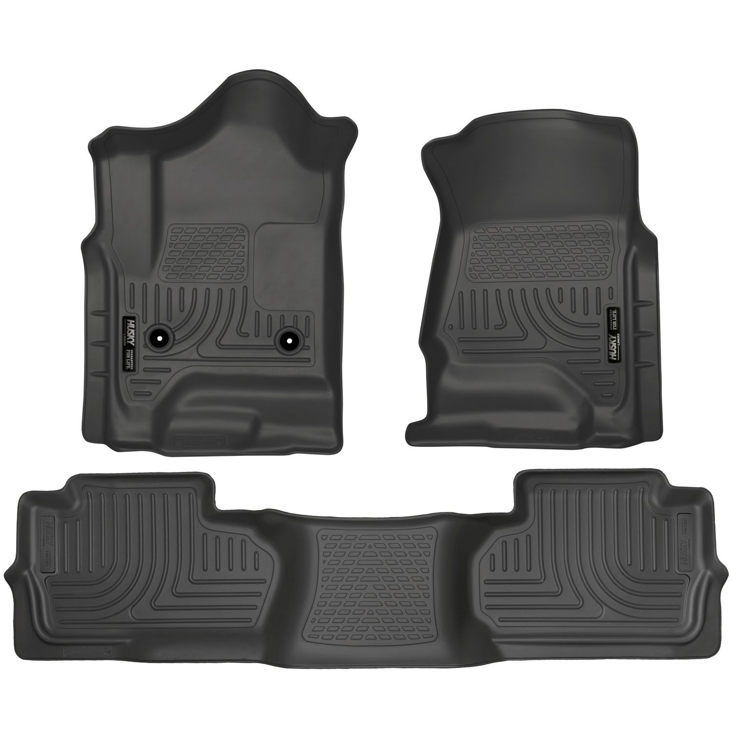 Husky Liners Weatherbeater - Front & 2nd Seat Floor Liners (Footwell Coverage) 98241