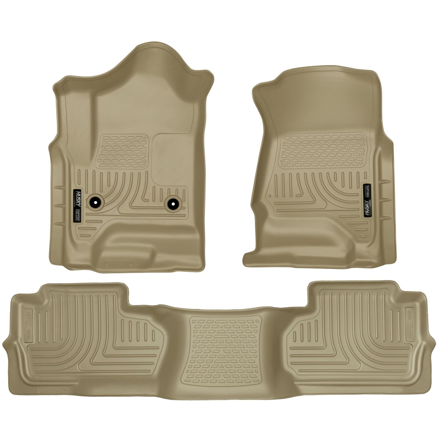Husky Liners Weatherbeater - Front & 2nd Seat Floor Liners (Footwell Coverage) 98243