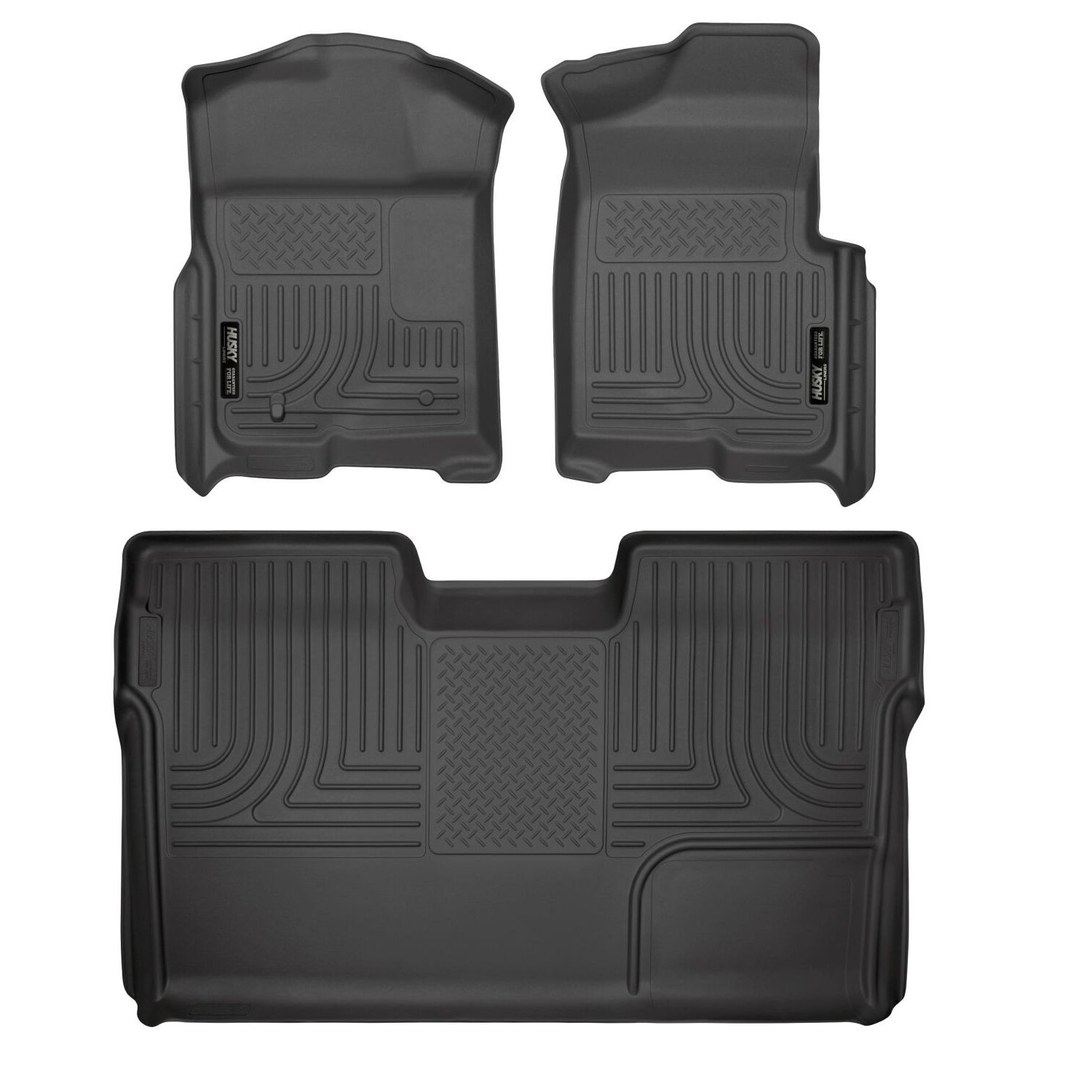 Husky Liners Weatherbeater - Front & 2nd Seat Floor Liners (Footwell Coverage) 98331