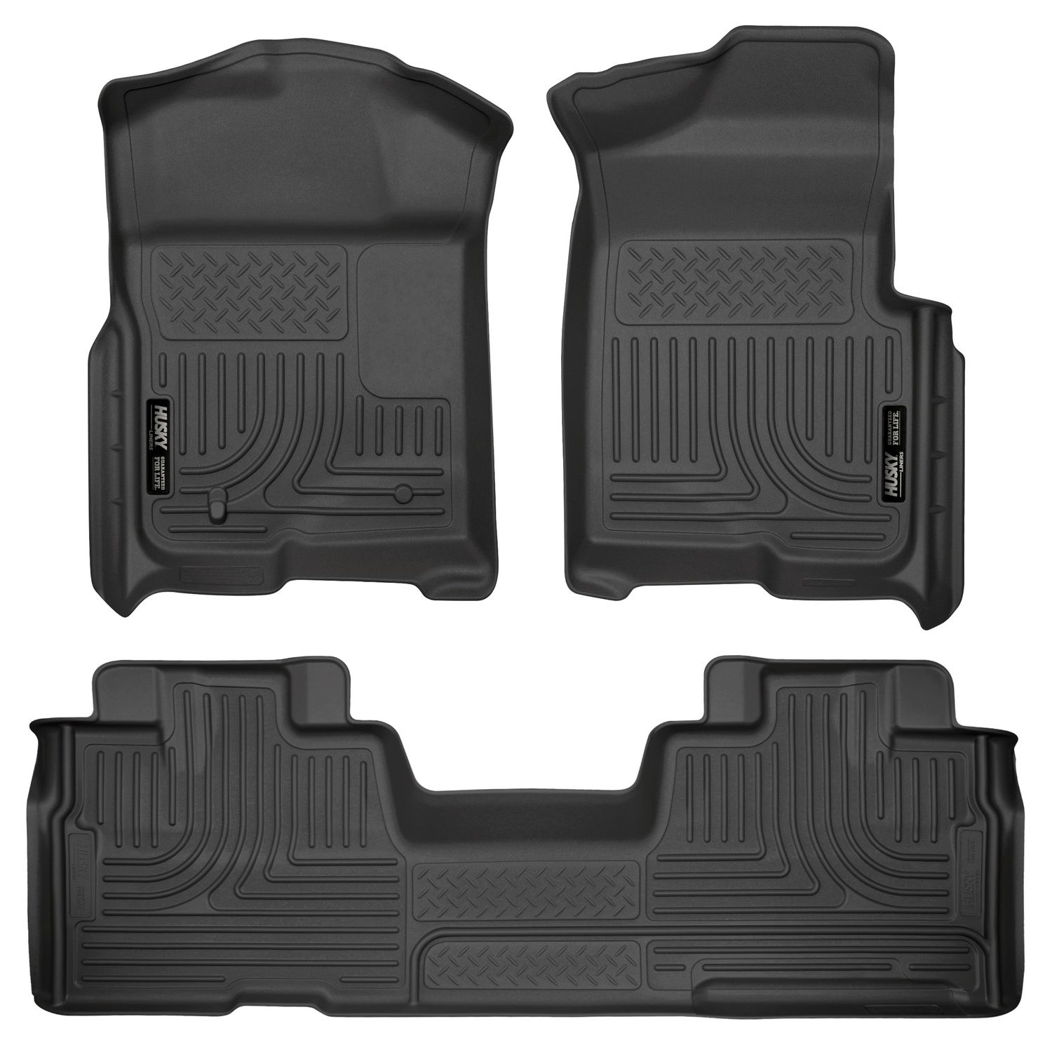 Husky Liners Weatherbeater - Front & 2nd Seat Floor Liners (Footwell Coverage) 98341