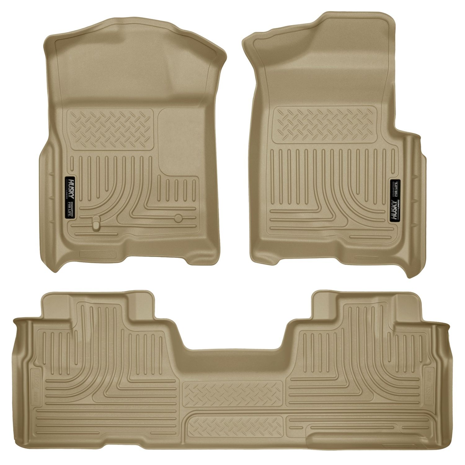 Husky Liners Weatherbeater - Front & 2nd Seat Floor Liners (Footwell Coverage) 98343