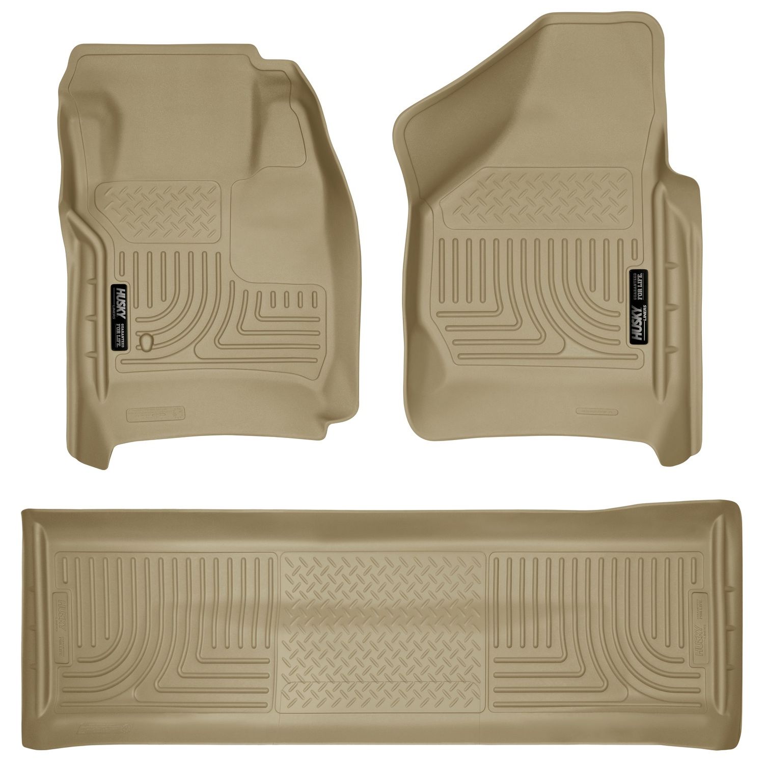 Husky Liners Weatherbeater - Front & 2nd Seat Floor Liners (Footwell Coverage) 98383