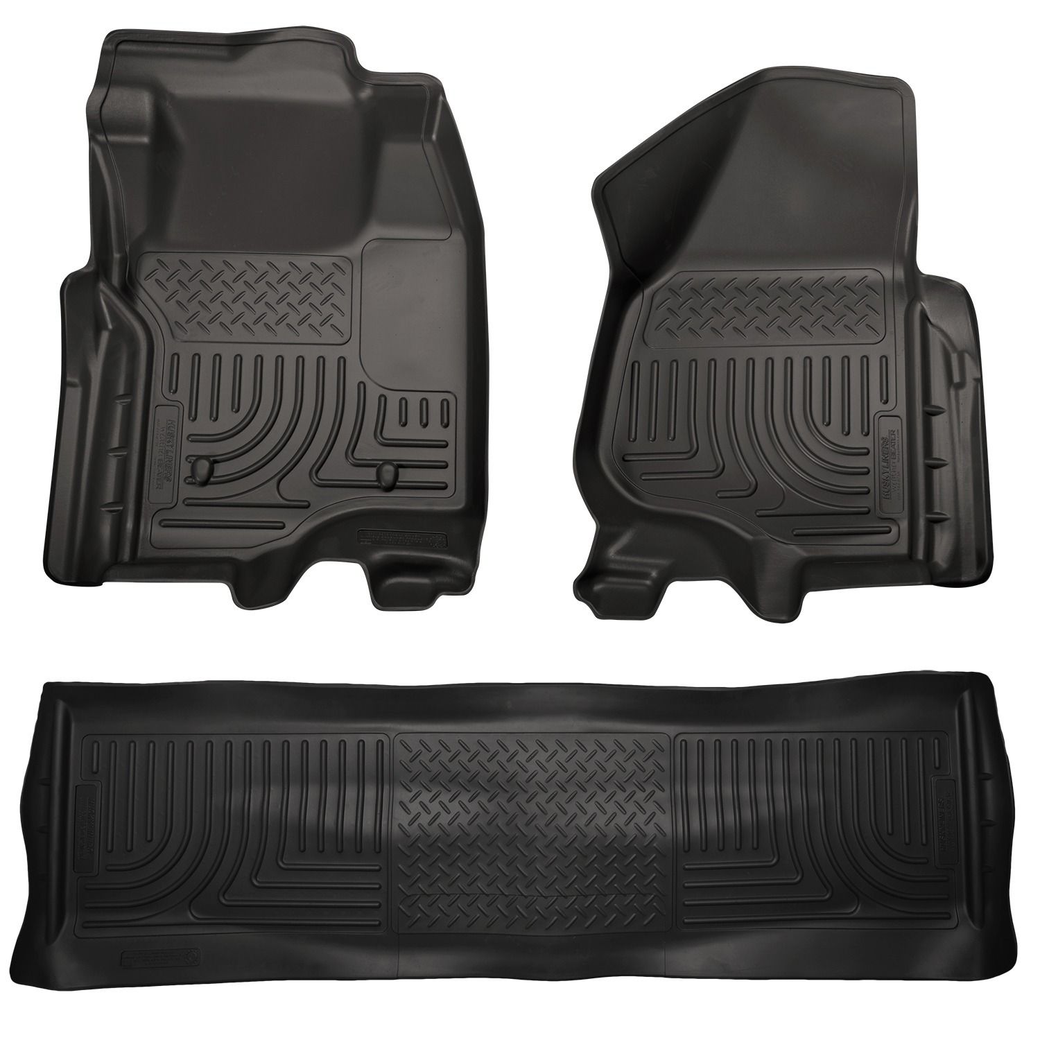 Husky Liners Weatherbeater - Front & 2nd Seat Floor Liners (Footwell Coverage) 98711