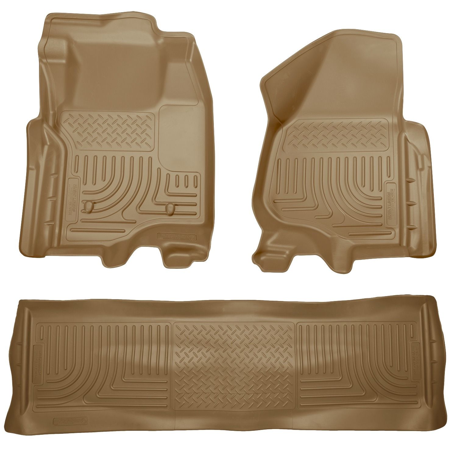 Husky Liners Weatherbeater - Front & 2nd Seat Floor Liners (Footwell Coverage) 98713