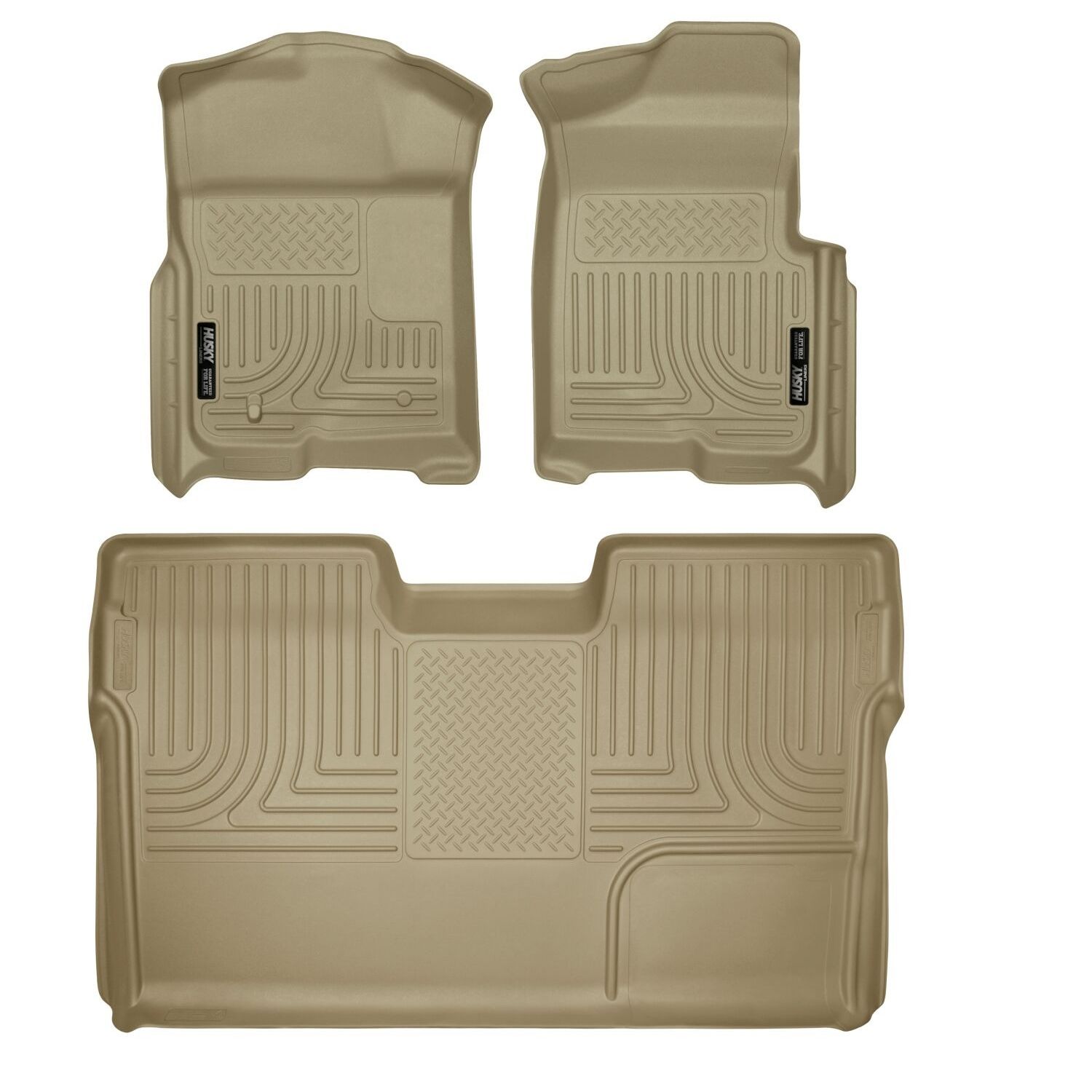 Husky Liners Weatherbeater - Front & 2nd Seat Floor Liners (Footwell Coverage) 98333