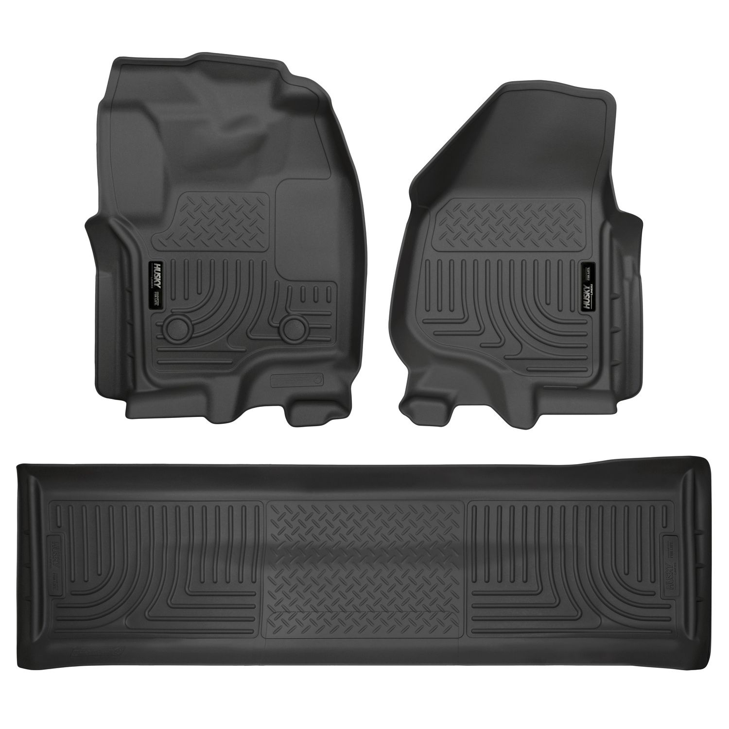 Husky Liners Weatherbeater - Front & 2nd Seat Floor Liners (Footwell Coverage) 99711