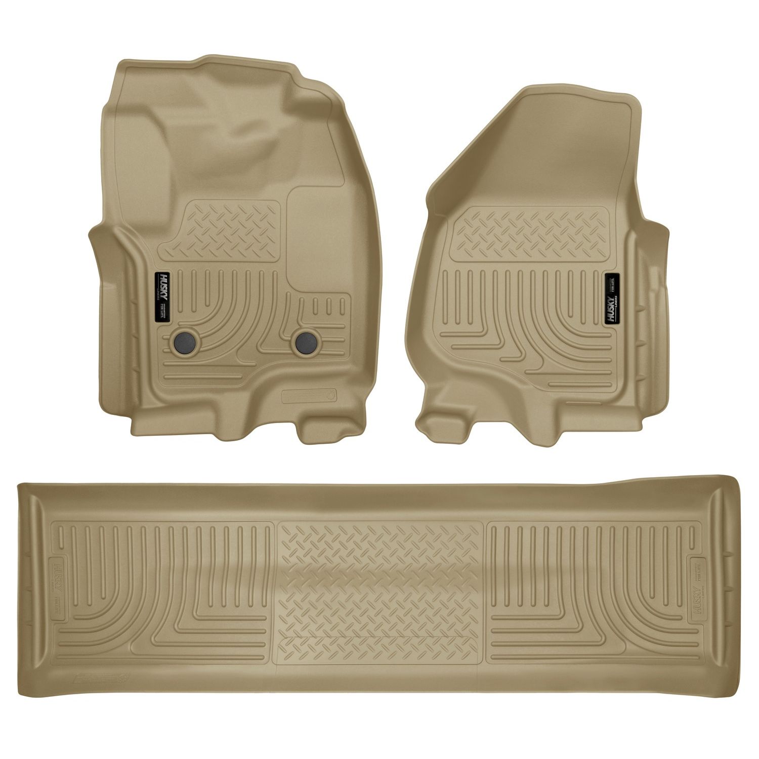 Husky Liners Weatherbeater - Front & 2nd Seat Floor Liners (Footwell Coverage) 99713