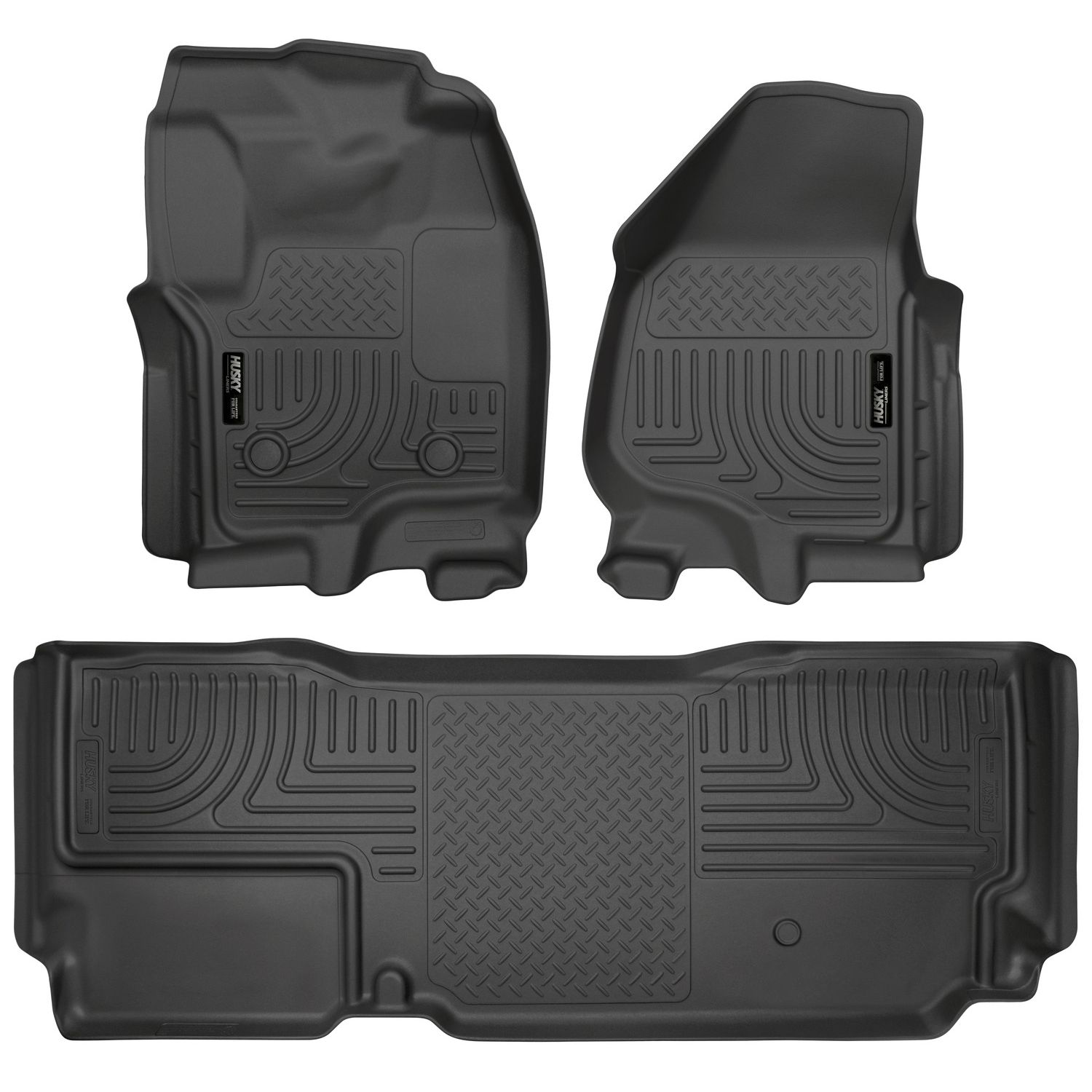 Husky Liners Weatherbeater - Front & 2nd Seat Floor Liners (Footwell Coverage) 99721