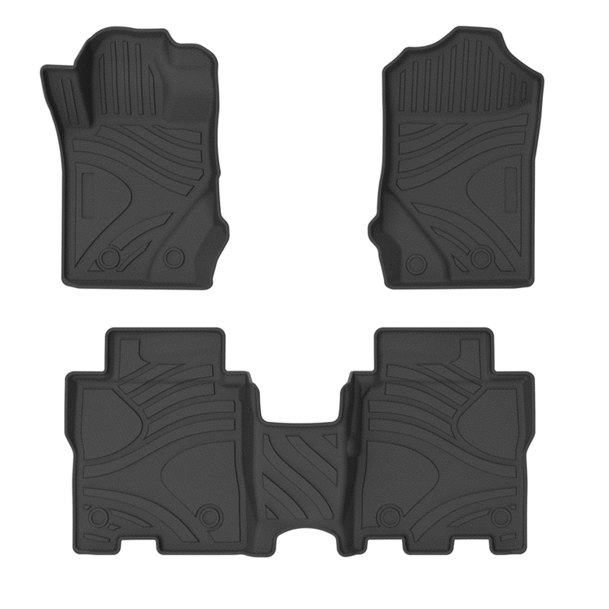 Black Horse Off Road Totaliner Heavy Duty Floor Liner Black TPE FMFBR22