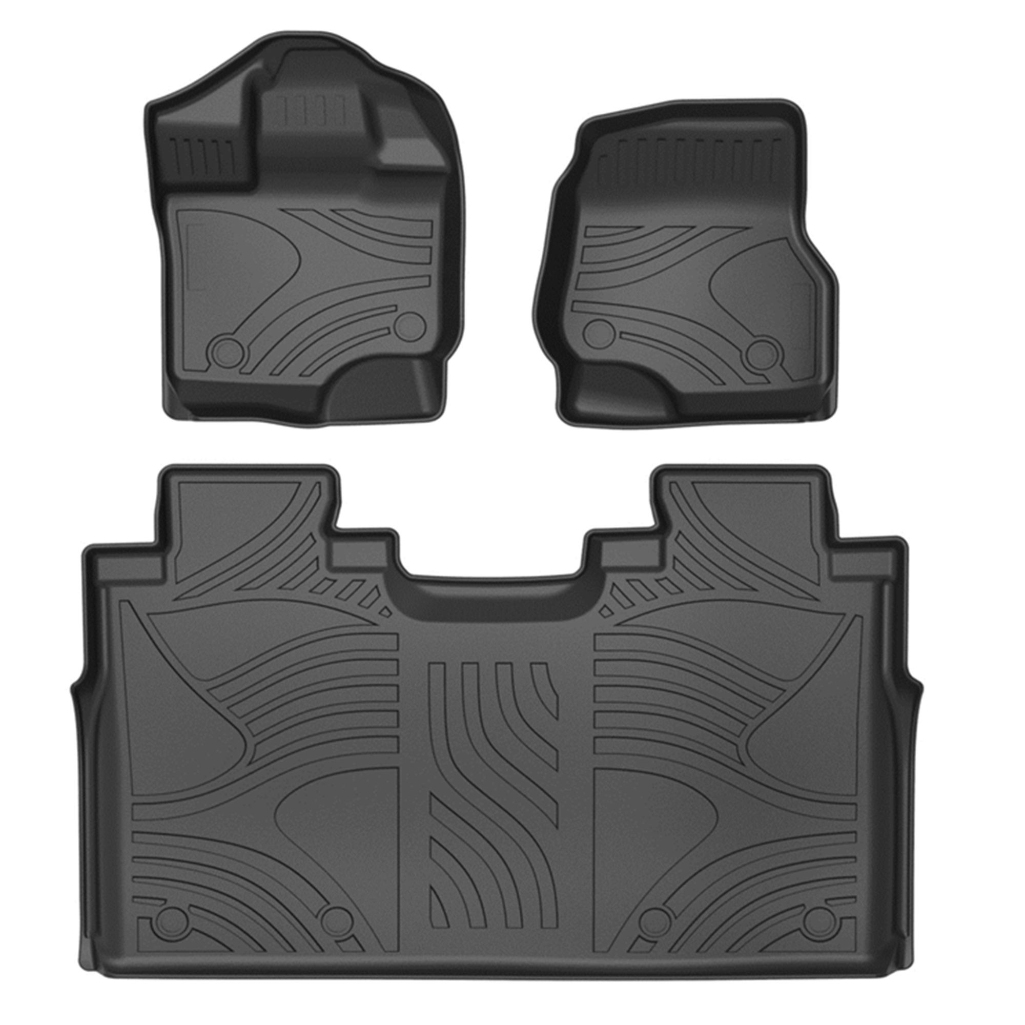 Black Horse Off Road Totaliner Heavy Duty Floor Liner Black TPE FMFF115
