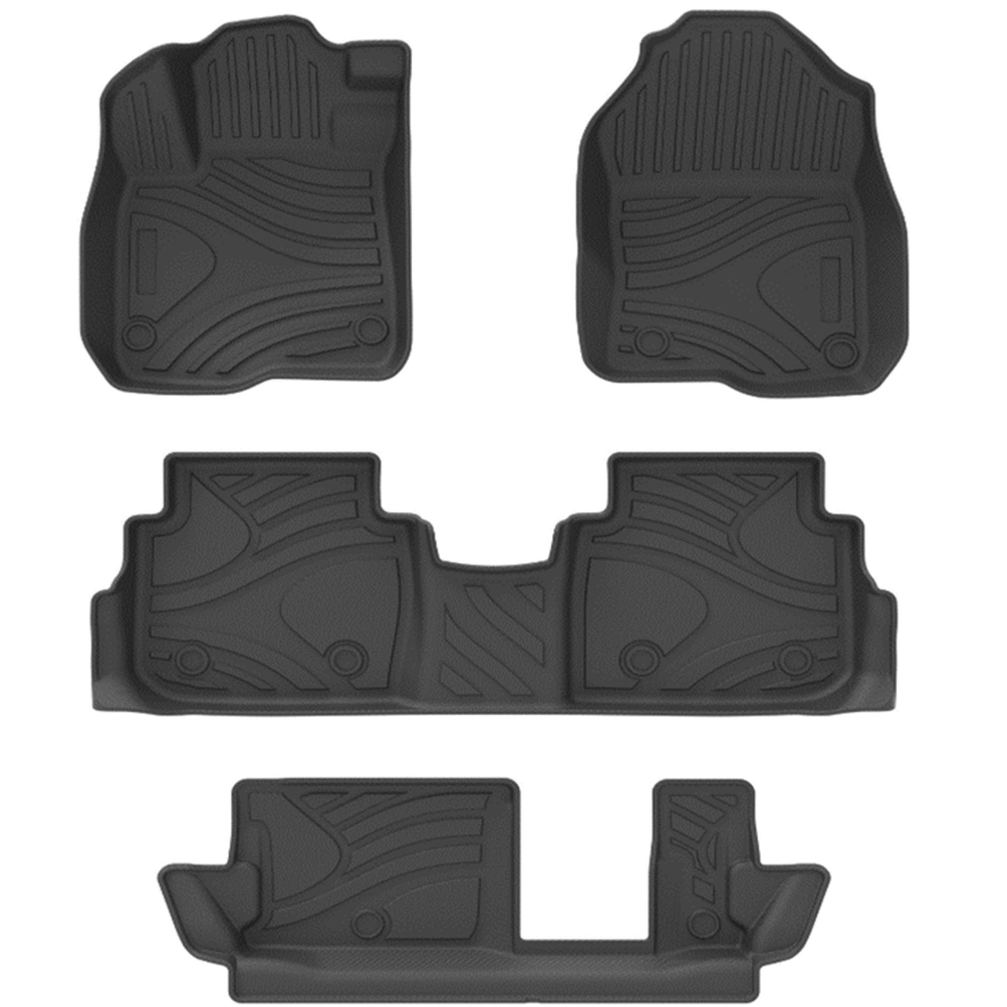 Black Horse Off Road Totaliner Heavy Duty Floor Liner Black TPE FMHCR23