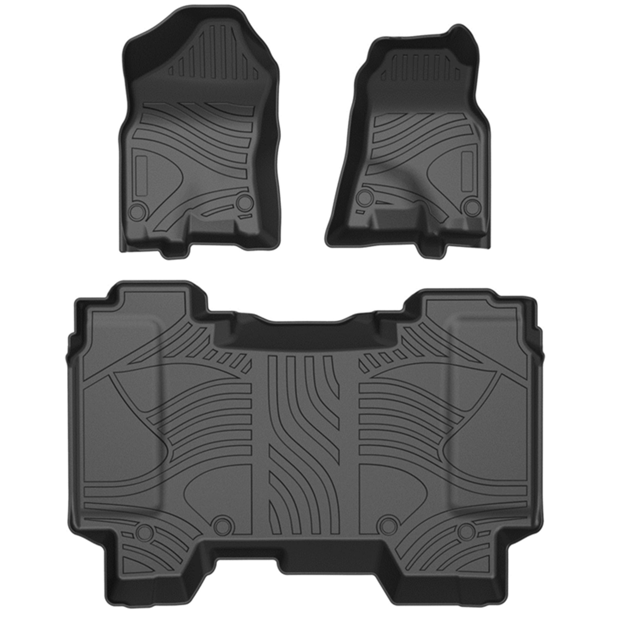 Black Horse Off Road Totaliner Heavy Duty Floor Liner Black TPE FMR1519