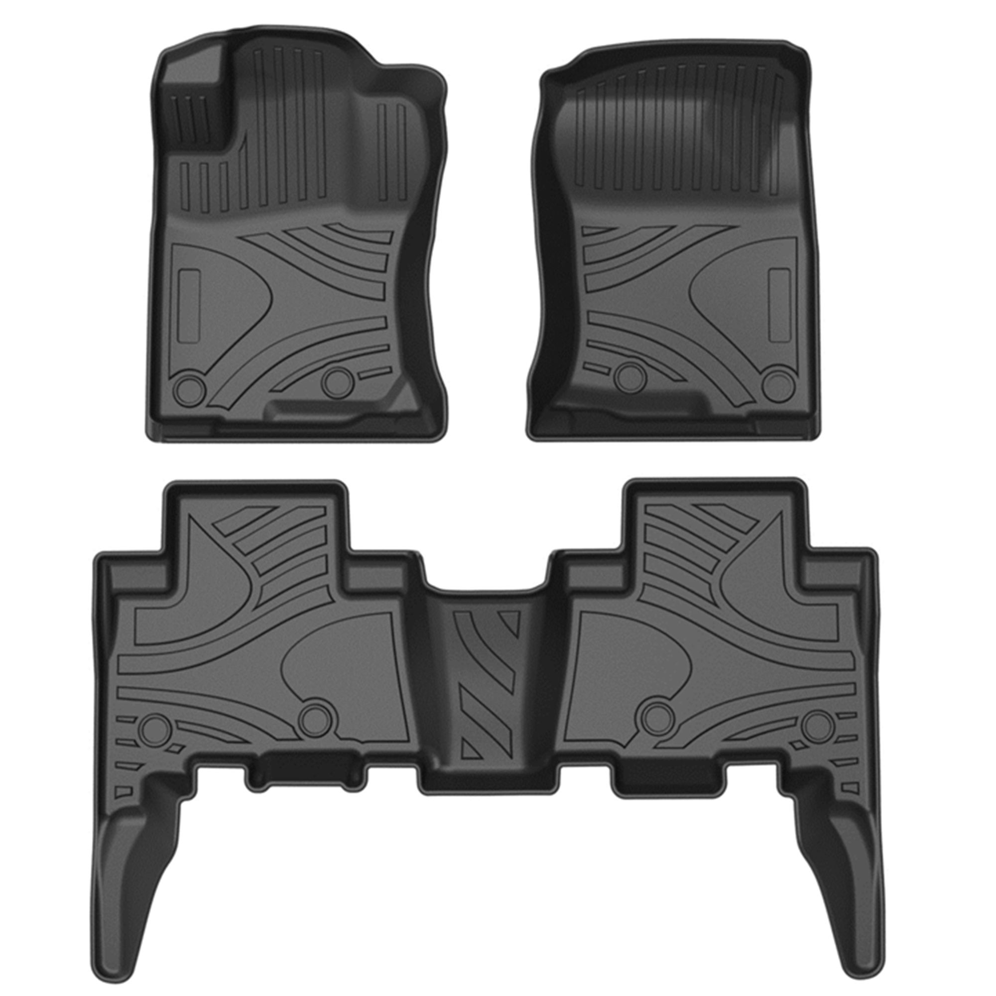 Black Horse Off Road Totaliner Heavy Duty Floor Liner Black TPE FMT4R13