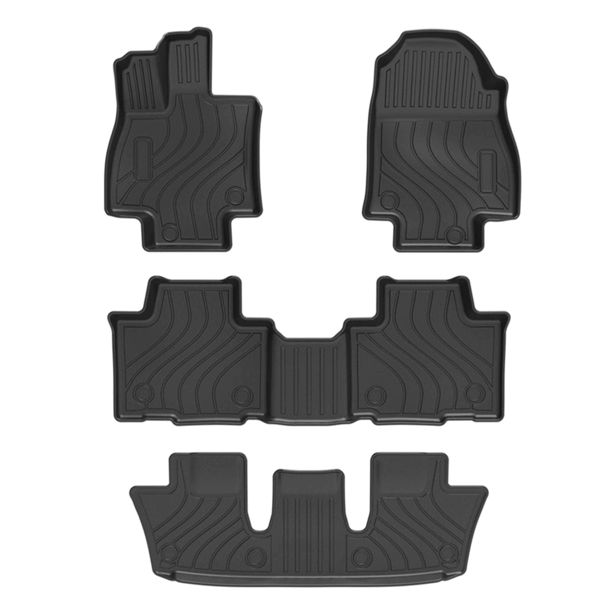 Black Horse Off Road Totaliner Heavy Duty Floor Liner Black TPE FMTHI24