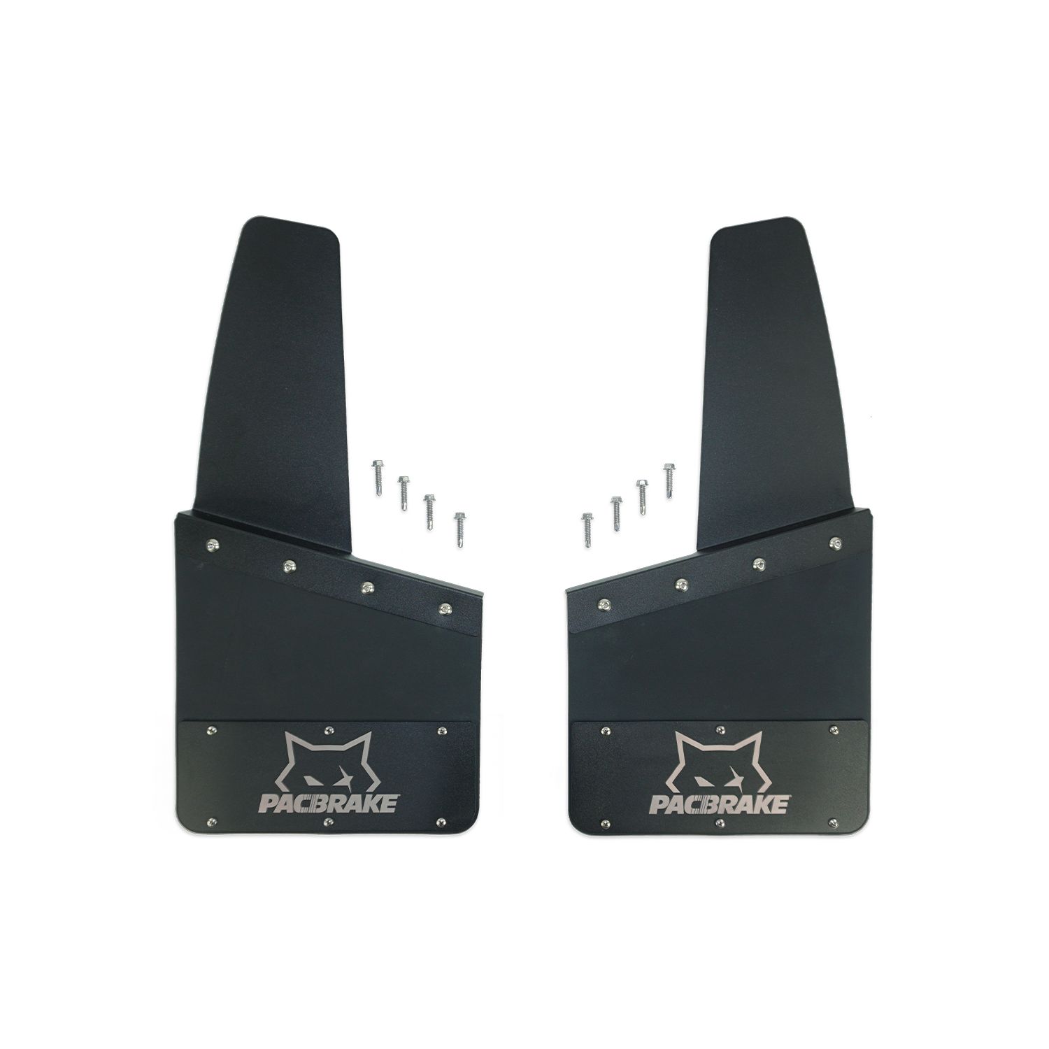 HP10580-12-12 Pacbrake Kickback-Style Mud Flaps (Set of four)