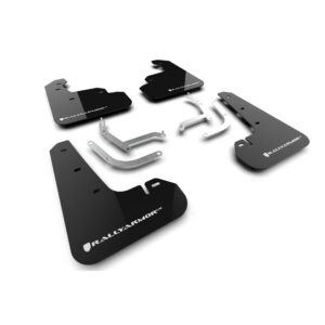 Rally Armor MF105-UR-BLK-WH - 2024 Subaru Impreza - Black Mud Flap/White Logo