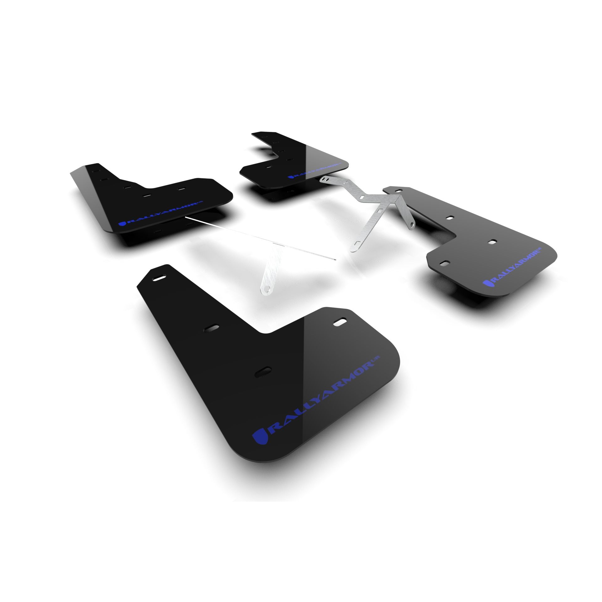 Rally Armor MF129-UR-BLK-BL - 2023-25 Acura Integra Type S - Black Mud Flap/Blue Logo