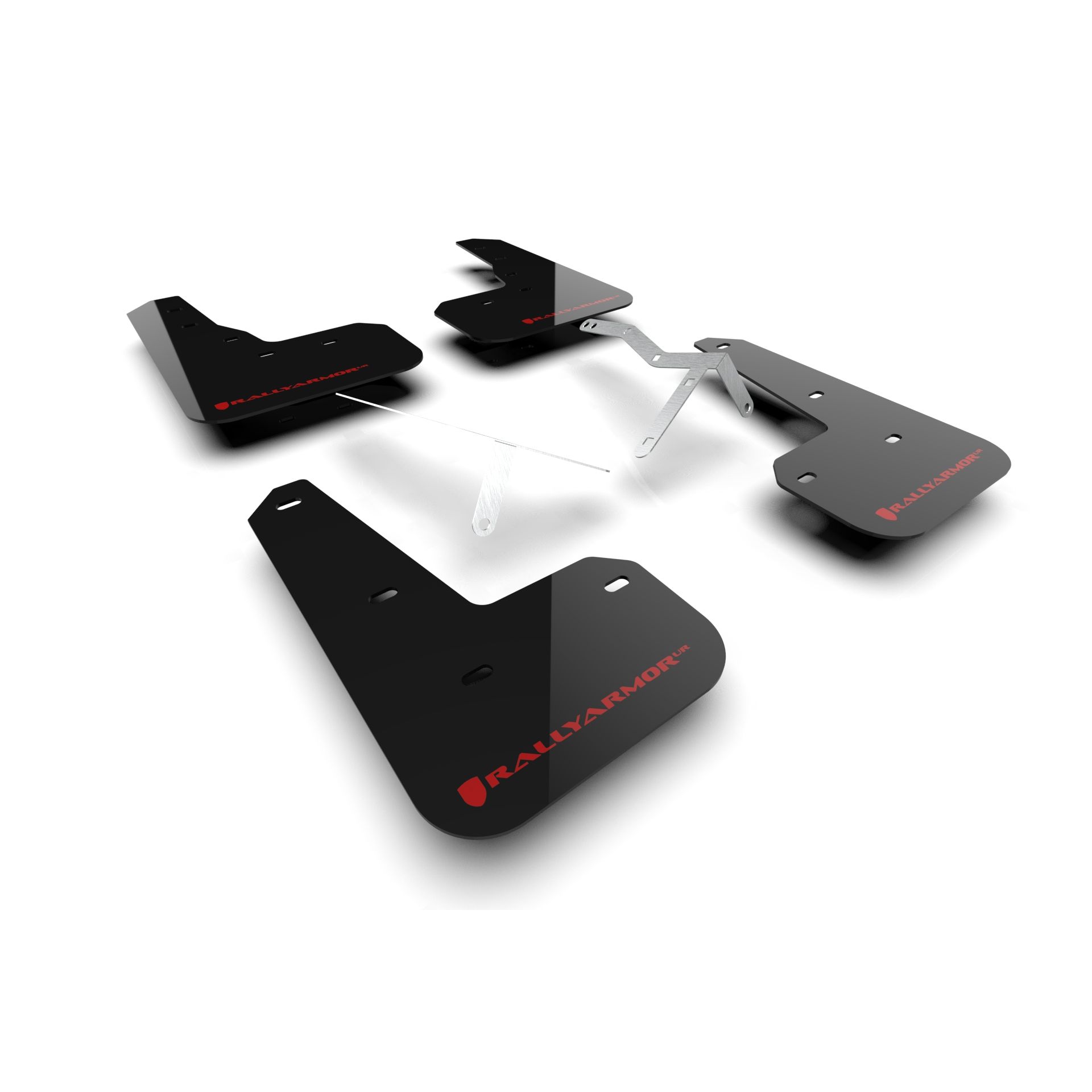 Rally Armor MF129-UR-BLK-RD - 2023-25 Acura Integra Type S - Black Mud Flap/Red Logo