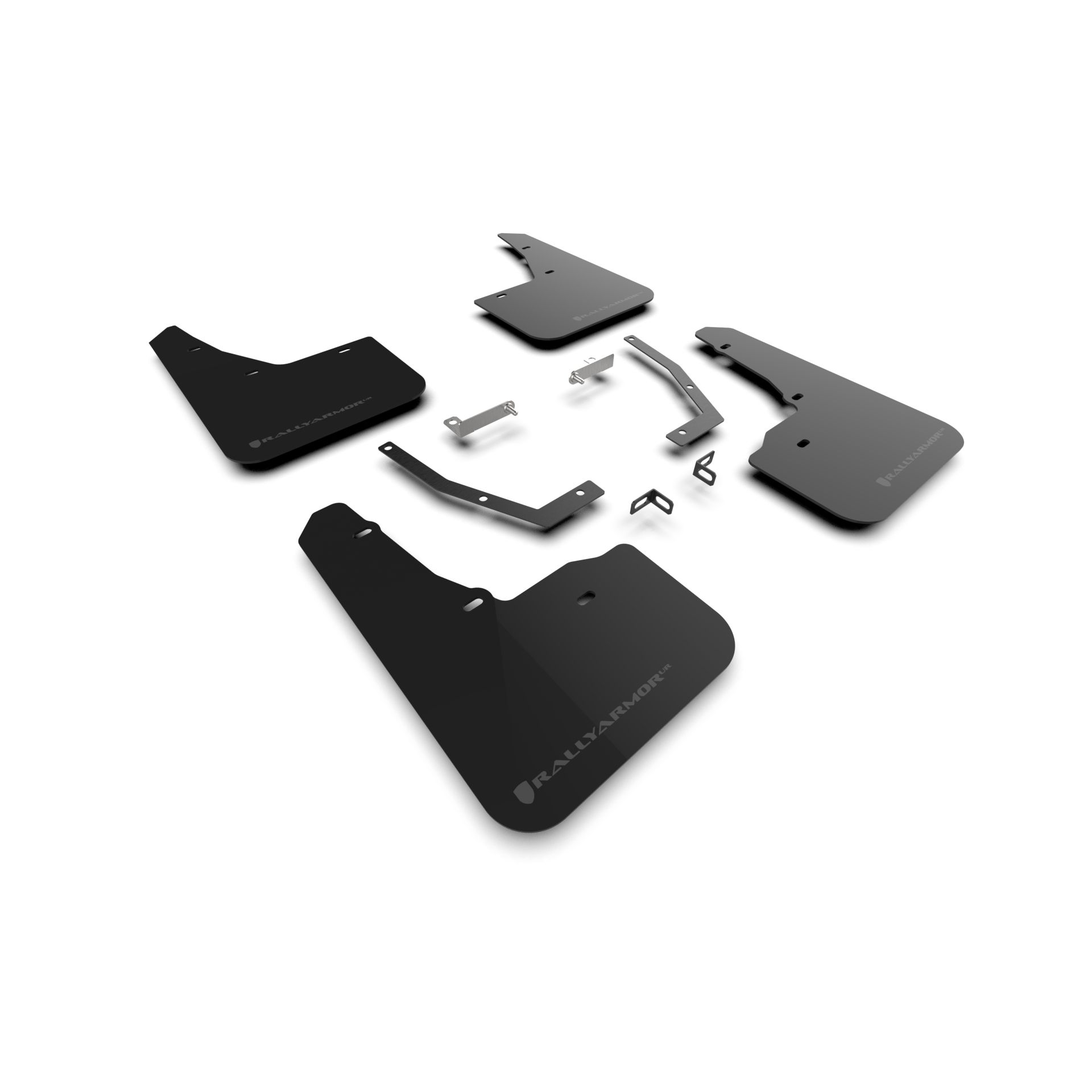 Rally Armor MF132-UR-BLK-GRY - 2025 Subaru Forester - Black Mud Flap/Grey Logo