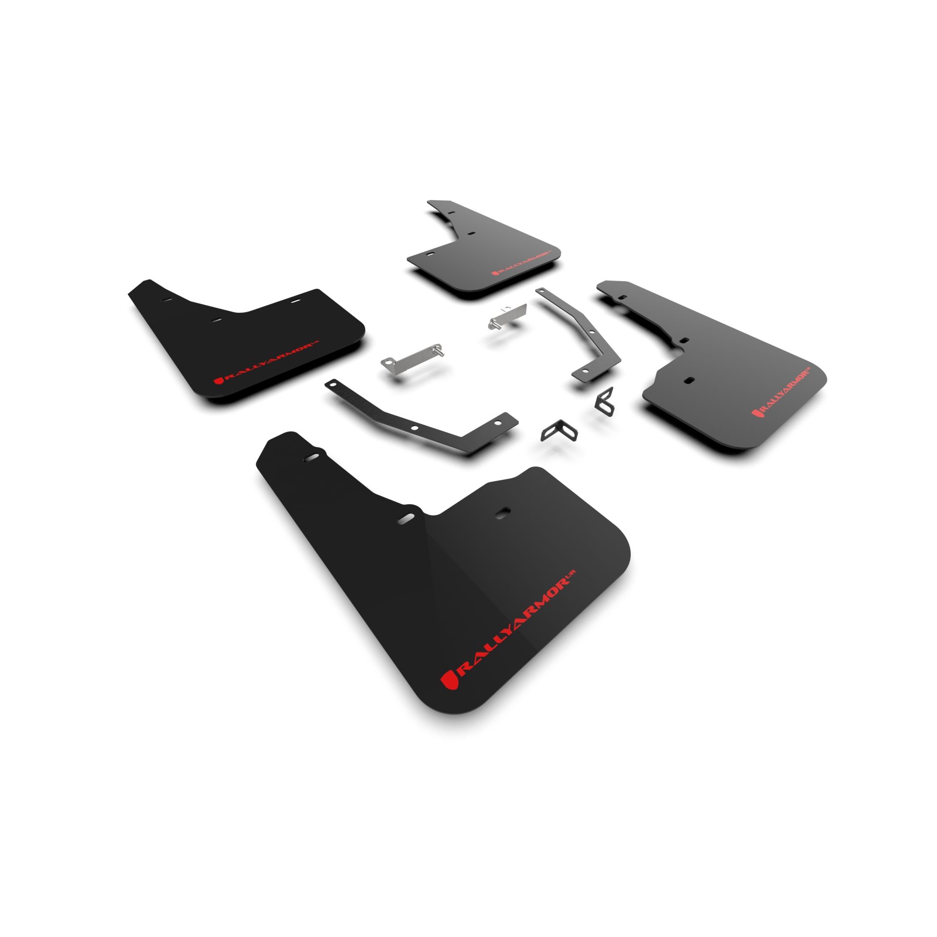 Rally Armor MF132-UR-BLK-MBK - 2025 Subaru Forester - Black Mud Flap/Red Logo