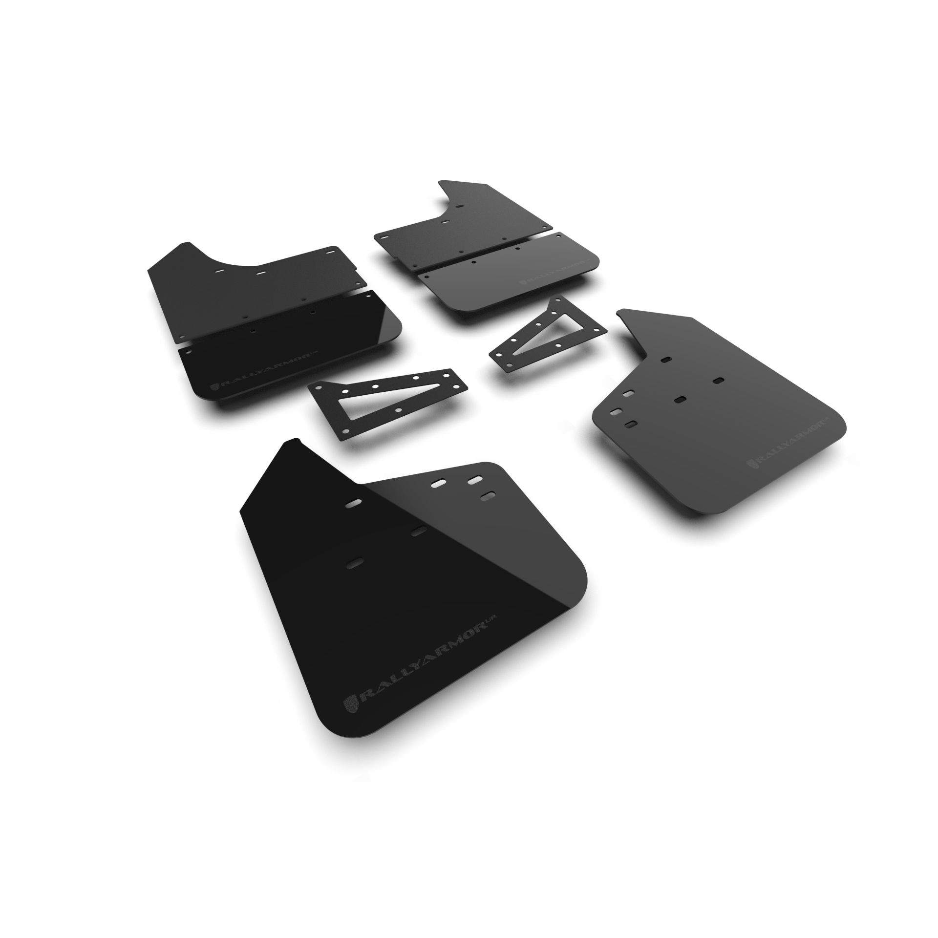 Rally Armor MF141-BLK-MBK - 2023-25 Chevy Colrado ZR2 - Black Mud Flap/Metallic Black Logo