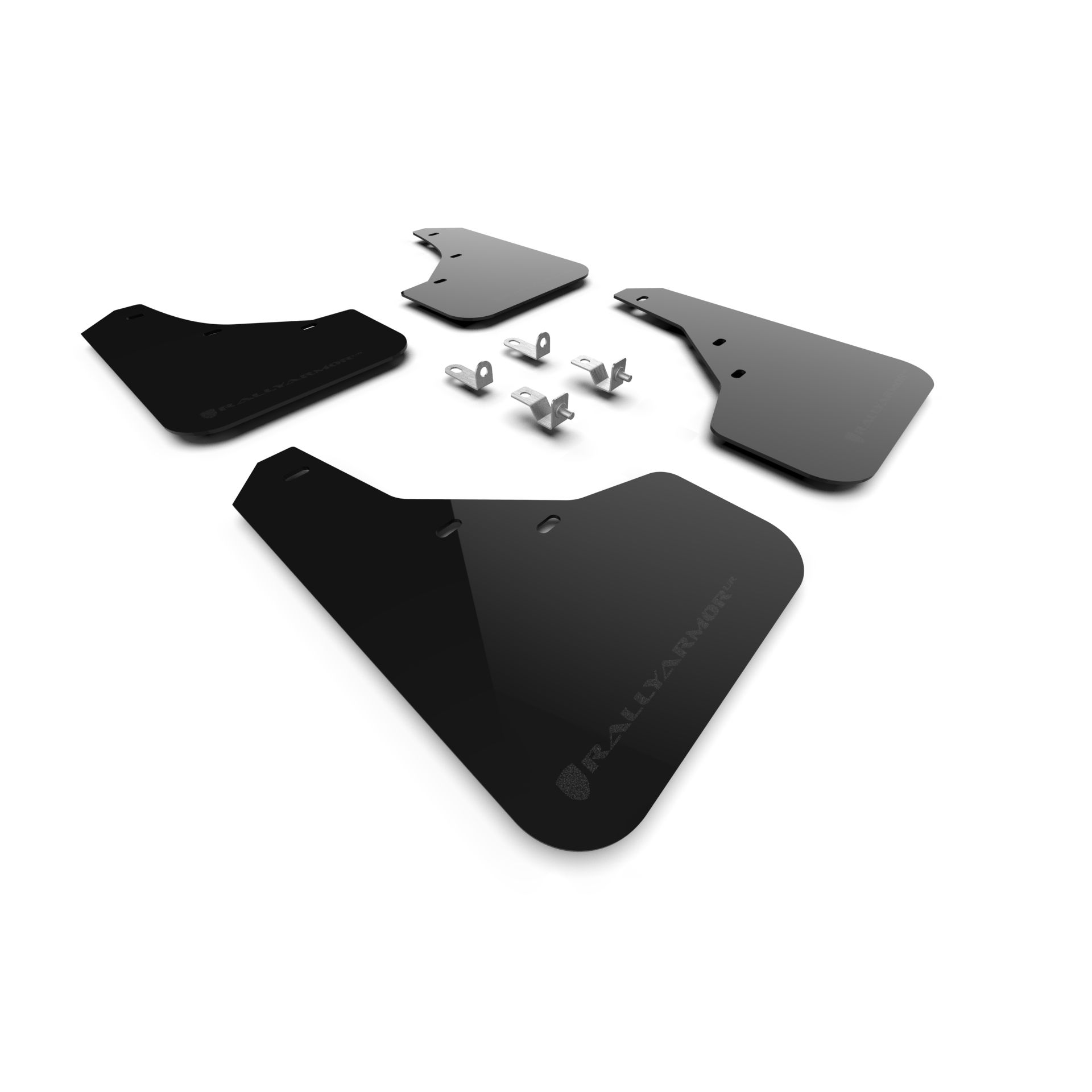 Rally Armor MF81-UR-BLK-MBK - 2023-25 Kia Sportage - Black Mud Flap/Metallic Black Logo