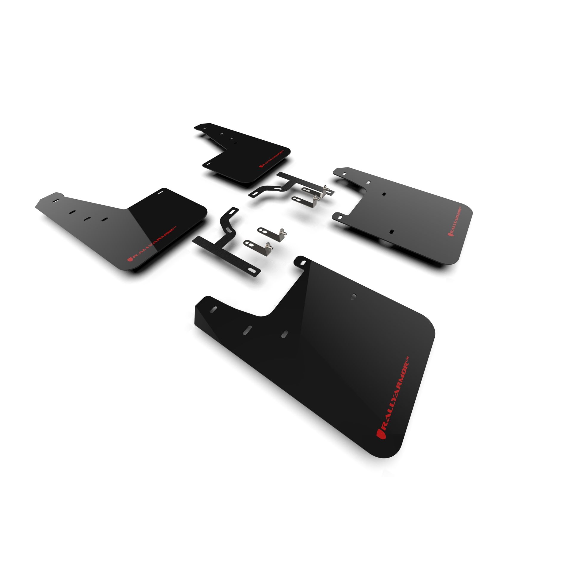 Rally Armor MF88-UR-BLK-RD - 2023-25 Toyota Sequoia - Black Mud Flap/Red Logo