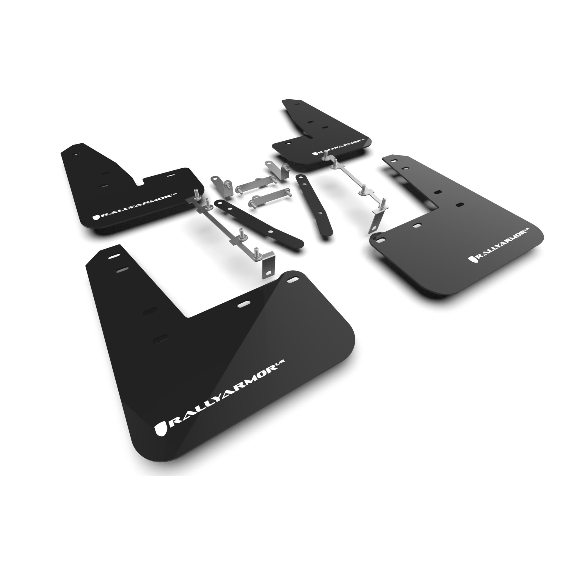 Rally Armor MF89-UR-BLK-WH - 2023-25 Toyota GR Corolla - Black Mud Flap/White Logo