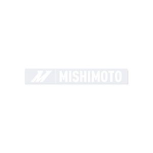 Small Silver Mishimoto Decal, 1.5 x 10