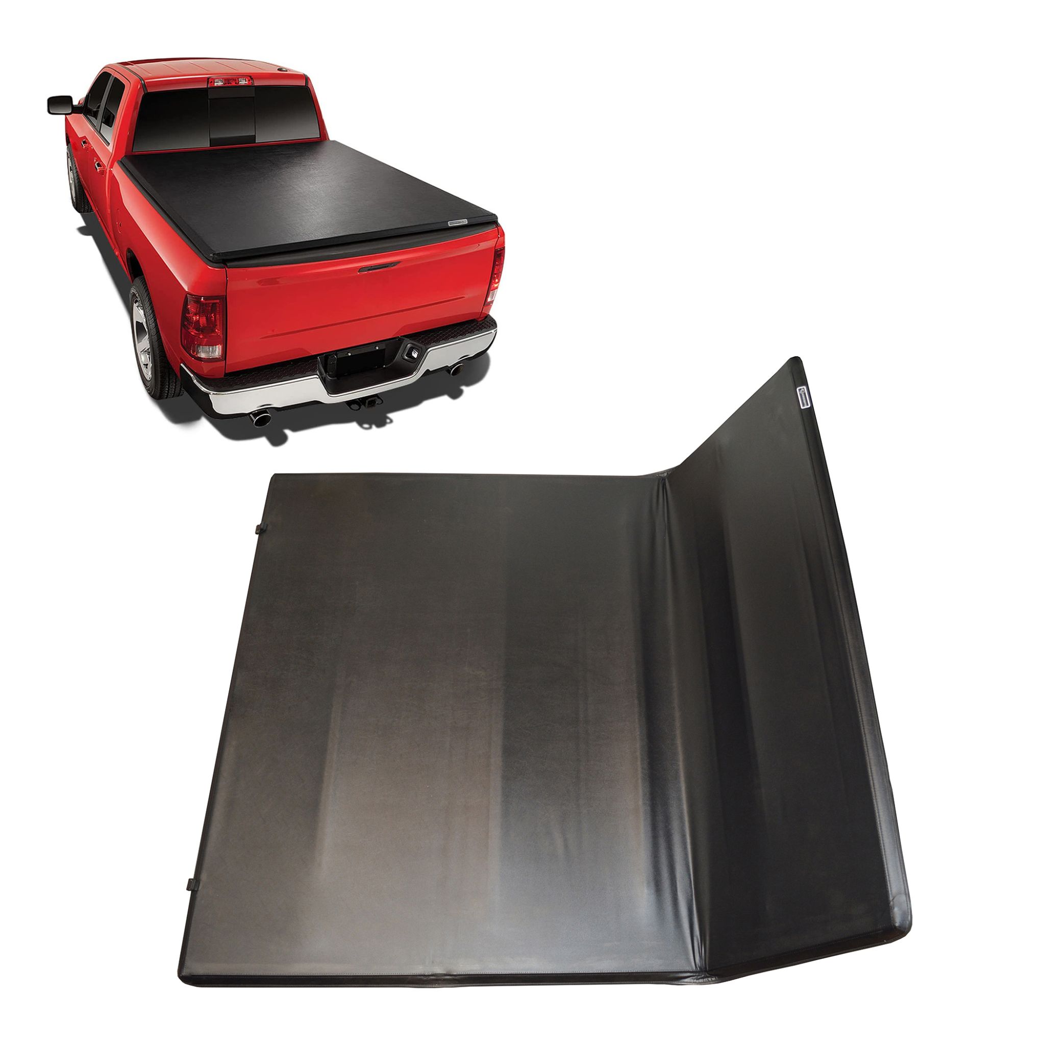 Black Horse Off Road Premier Soft Tonneau Cover Black Vinyl PRS-DO18