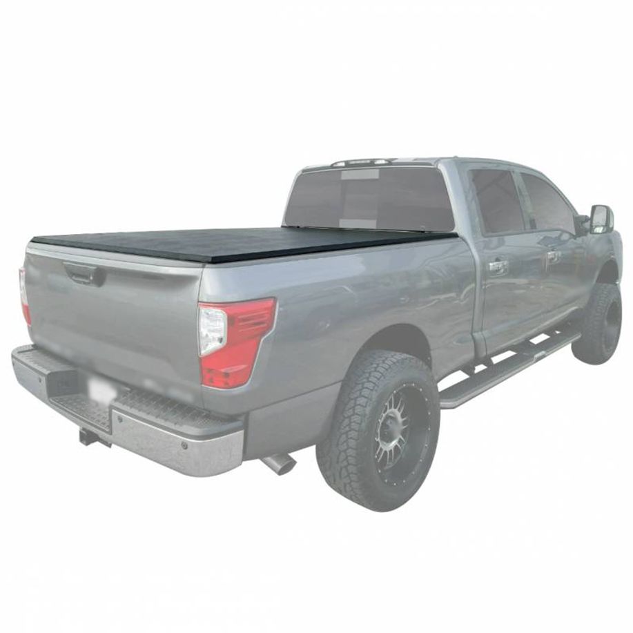 Black Horse Off Road Premier Soft Tonneau Cover Black Vinyl PRS-NI05