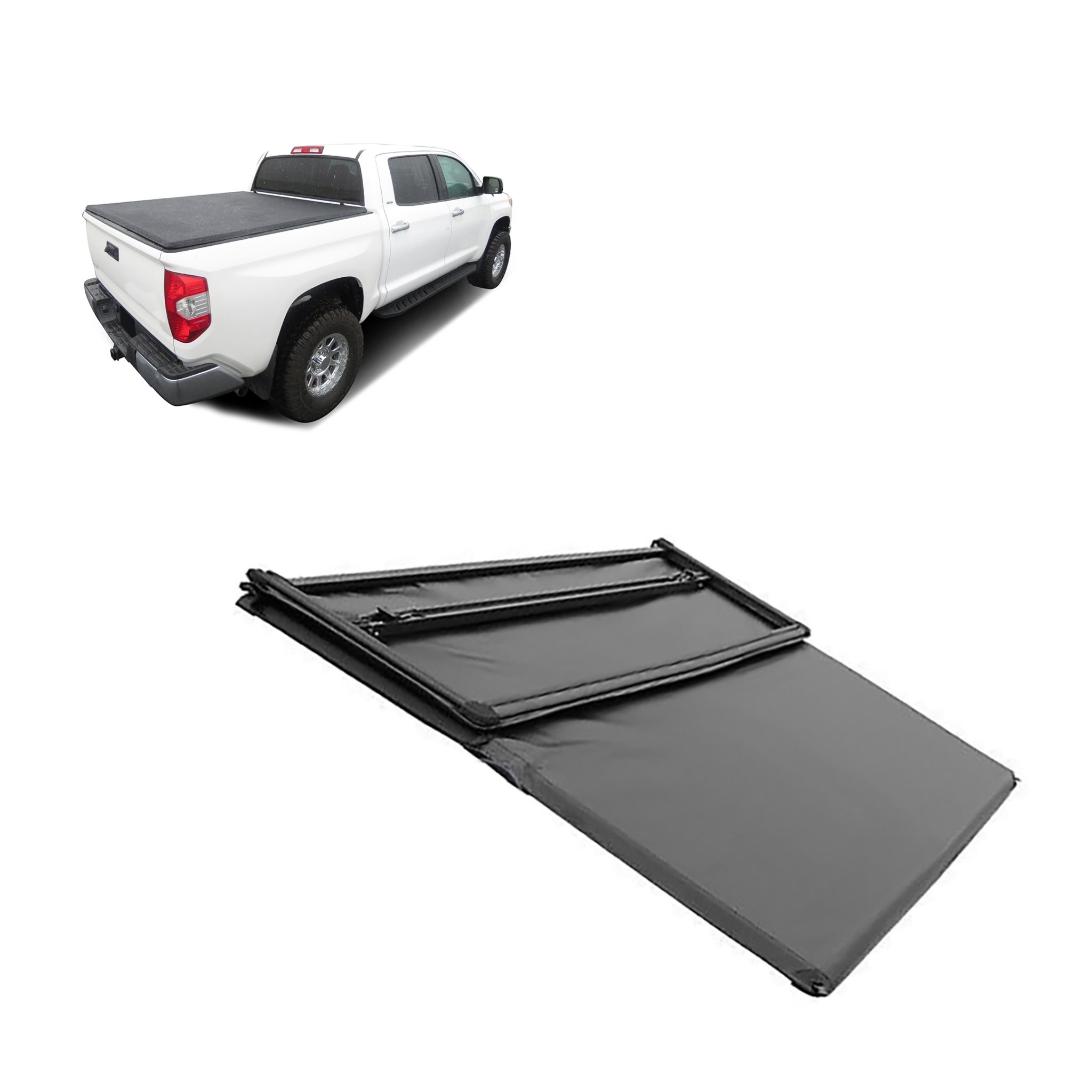 Black Horse Off Road Premier Soft Tonneau Cover Black Vinyl PRS-TO22