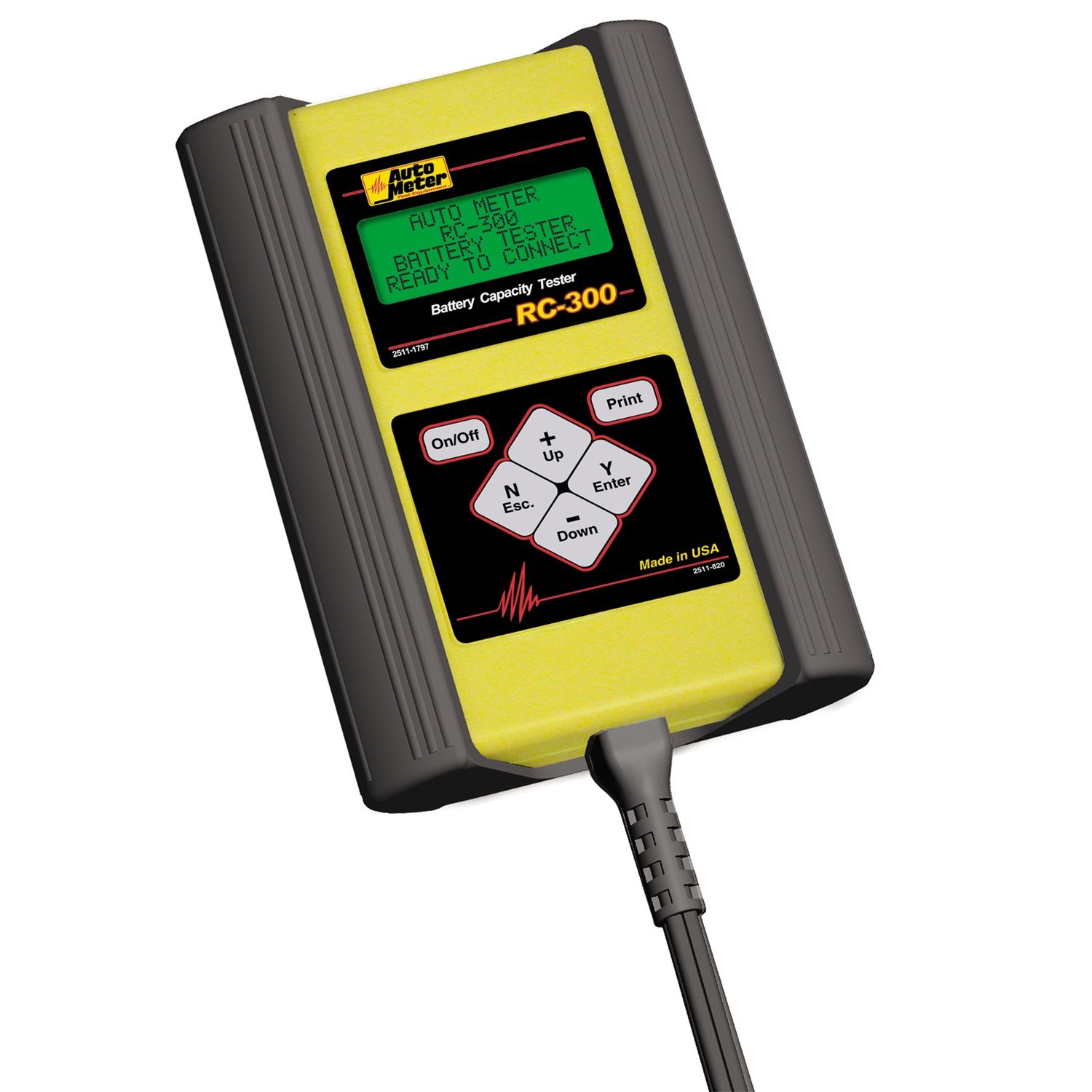RC-300; Technician Grade Intelligent Handheld SLA and STANDBY Battery Tester For 6V & 12 Applications