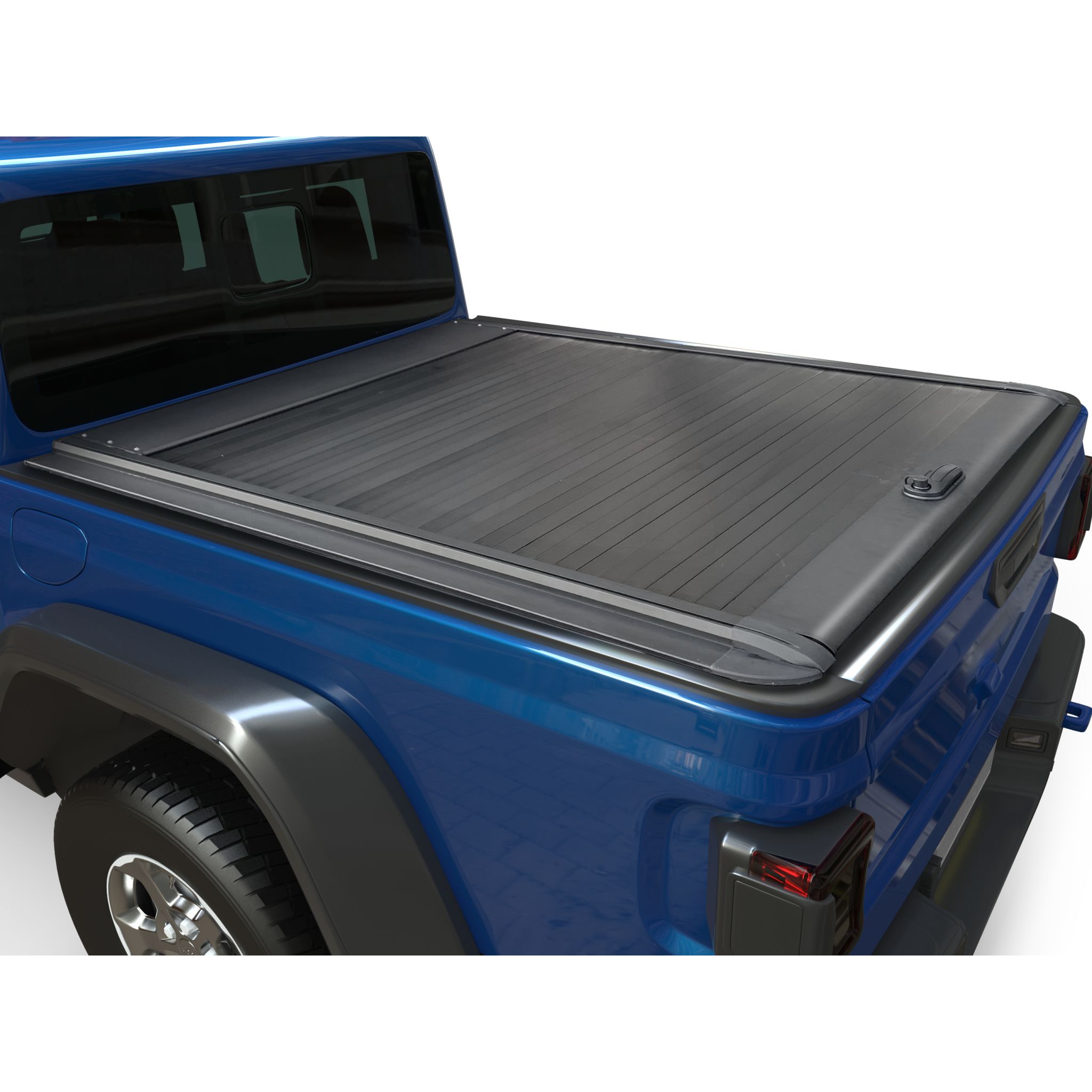 Retractable Tonneau Cover Black