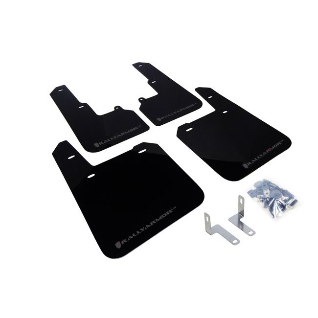 Rally Armor MF36-UR-BLK/GRY - 2015-2019 Subaru Outback 2.5i, 2.5i Premium, 2.5i Limited, 3.6R Limited - Black Mud Flap/Grey Logo