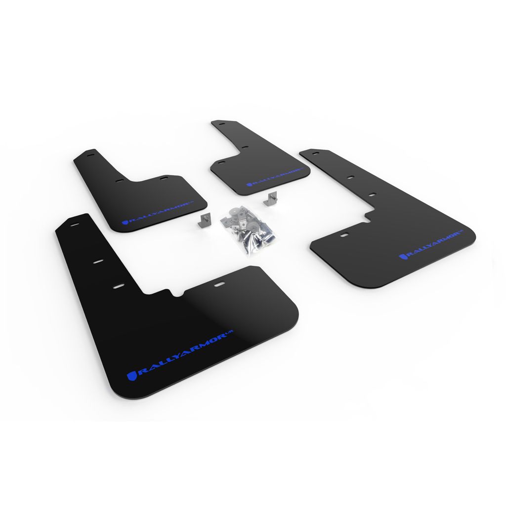 Rally Armor MF66-UR-BLK/BL - 2020-25 Subaru Outback - Black Mud Flap/Blue Logo