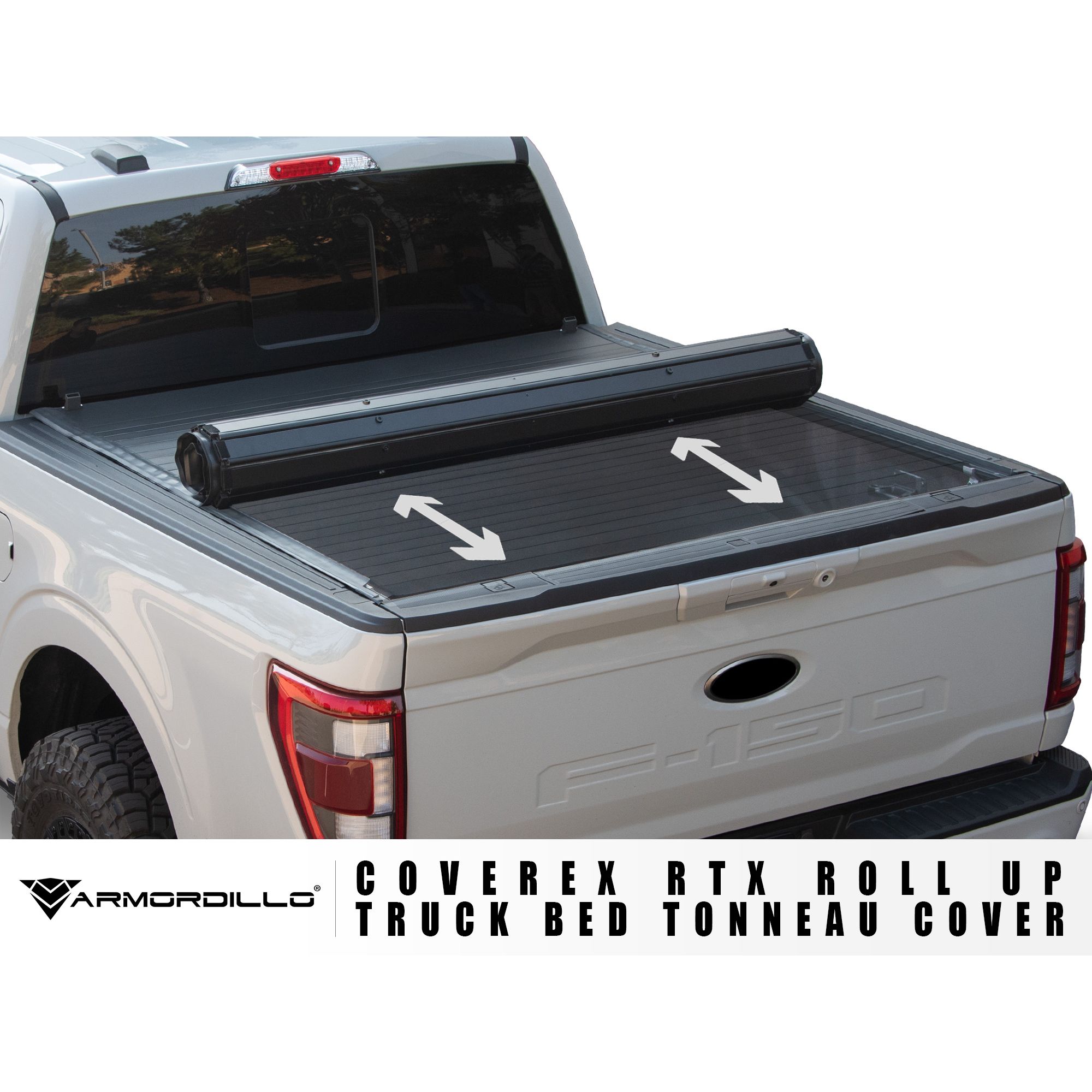 2022-2024 Ford F-150 EV Lightning CoveRex RTX Roll Up Truck Bed Cover (5.7' Bed)