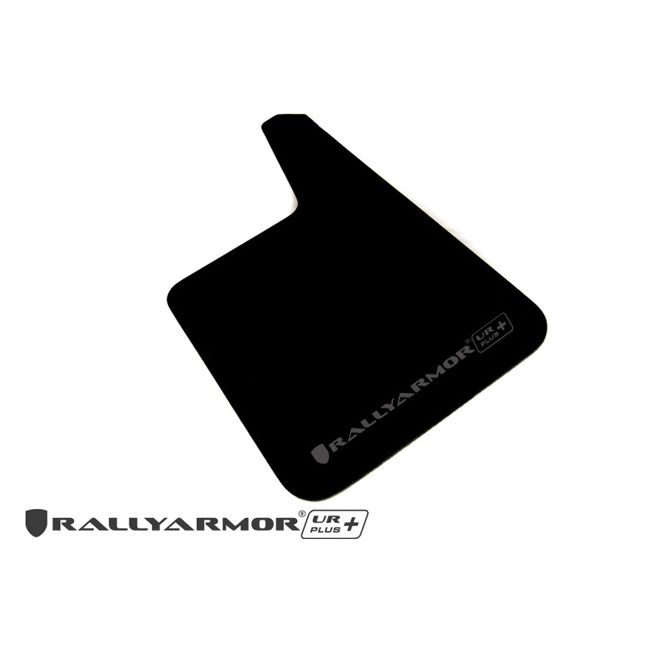 Rally Armor MF20-URP-BLK/GY - Universal - Black Mud Flap/Grey Logo
